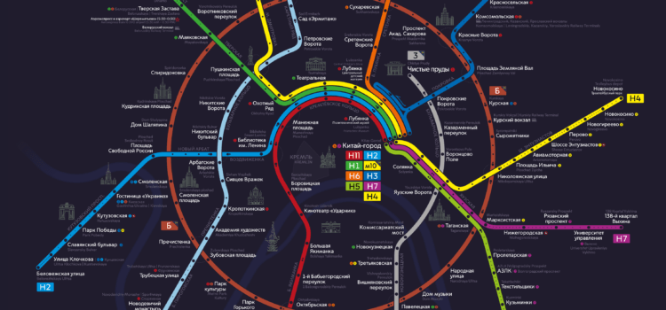 Схема ночных маршрутов москвы